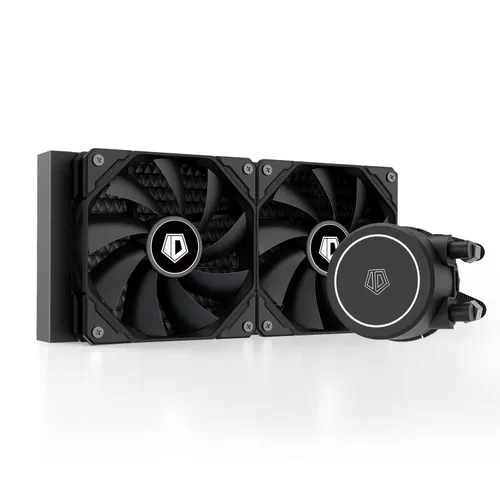 ID-COOLING FROSTFLOW X 240 Enfriador de CPU de Agua AIO Enfriador de CPU de Líquido de 240 mm Enfriador de CPU de LED Blanco Ventiladores PWM de