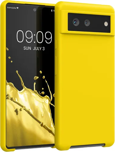 Miniatura 287 de kwmobile Funda Compatible con Google Pixel 6 Pro - Funda de teléfono de silicona TPU con acabado suave - Azul Arrecife