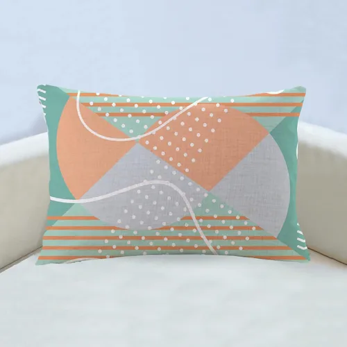 Miniatura 6 de Funda de almohada estampada, respaldo de dormitorio, almohada cuadrada con patrón de alce nórdico moderno, decoración para el hogar y la sala