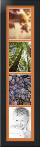 Miniatura 168 de Marco para fotos de ArtToFrames, 4 aberturas de 5′ x 7′ y marco negro satinado, de ArtToFrames, Madera, negro 4 - 8x10 - (2131)