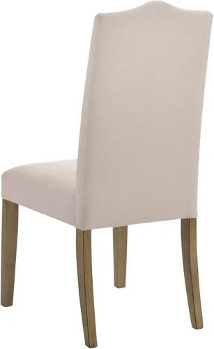 Miniatura 5 de Carolina Chair & Table Silla Parson con respaldo copetudo con ribete de clavos, marco de madera maciza con asiento y respaldo de espuma, sillas