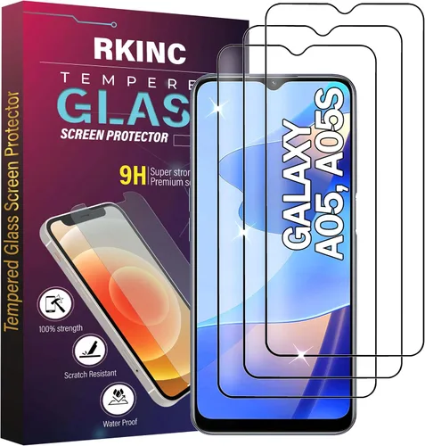 Miniatura 53 de RKINC Protector de pantalla [paquete de 4] para Samsung Galaxy A12 / Galaxy A02S / A12 Nacho, protector de pantalla de vidrio templado, 0.013 in