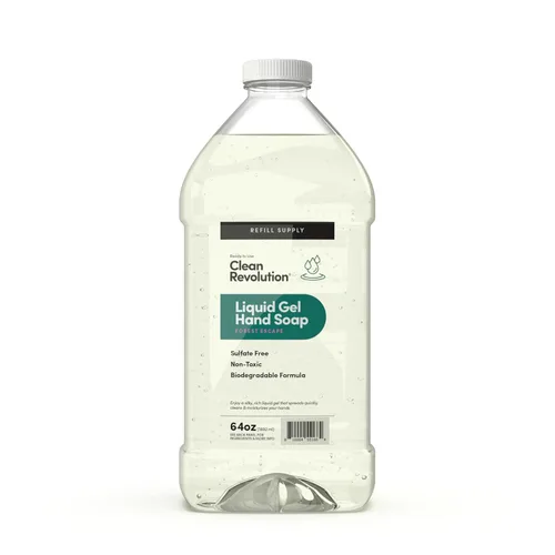 Miniatura 40 de Clean Revolution Jabón de manos en gel líquido, líquido sedoso rico, espuma rápida, enjuague rápido, contiene aceites esenciales reales