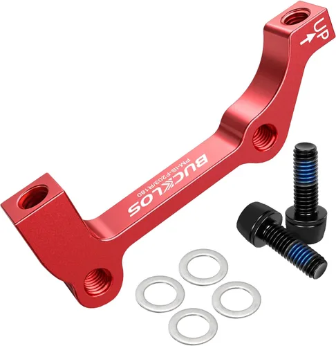 Miniatura 18 de BUCKLOS PM/es Adaptador de montaje de pinza de freno de disco delantero 180/7.992 in Accesorios de piezas de engranajes, adaptador de rotor