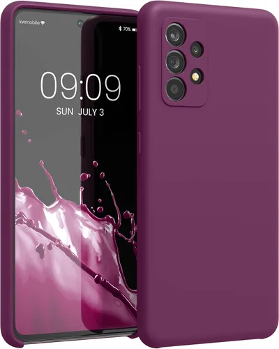 Miniatura 97 de kwmobile Funda Compatible con Samsung Galaxy A14 5G - Funda de teléfono de TPU y silicona con acabado suave - Verde Lima