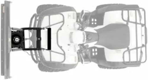 Miniatura 4 de WARN 37852 Powersports ATV Kit central de montaje para quitanieves, color negro