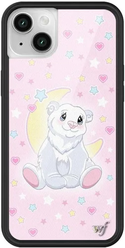 Miniatura 25 de Fundas Wildflower - Realización Par x Devon Lee Carlson, Compatible con Apple iPhone 13/14 Rojo, Ranas, Colaboración - Protector de goma negro