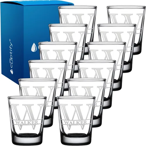 Miniatura 45 de Juego de 2 vasos de chupito personalizados para hombre, fondo azul, 2 onzas, grabados, regalo personalizado para cumpleaños, bodas, día del padre