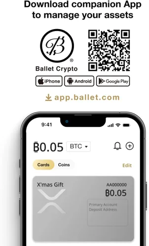 Miniatura 7 de Ballet Real XRP - La tarjeta de almacenamiento en frío criptográfica más fácil (1)