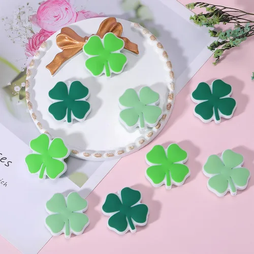 Miniatura 3 de 12 cuentas de silicona, cuentas focales del día de San Patricio para bolígrafos, manualidades, bolígrafos con cuentas, correas para teléfono