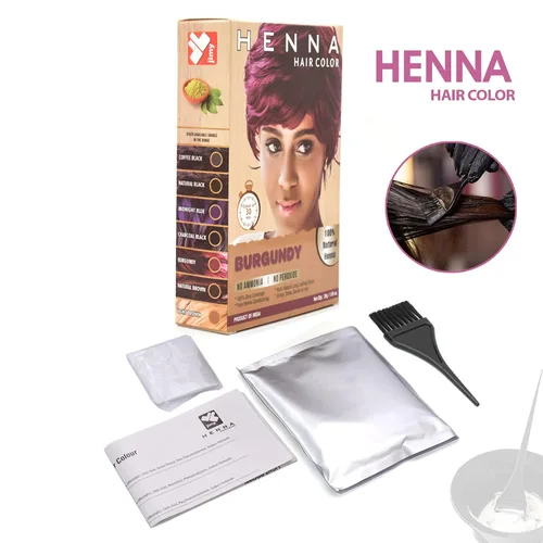 Miniatura 4 de Tinte de cabello burdeos para mujeres y hombres – 100% cobertura de canas, color de cabello sin amoníaco para mujeres, sin peróxido