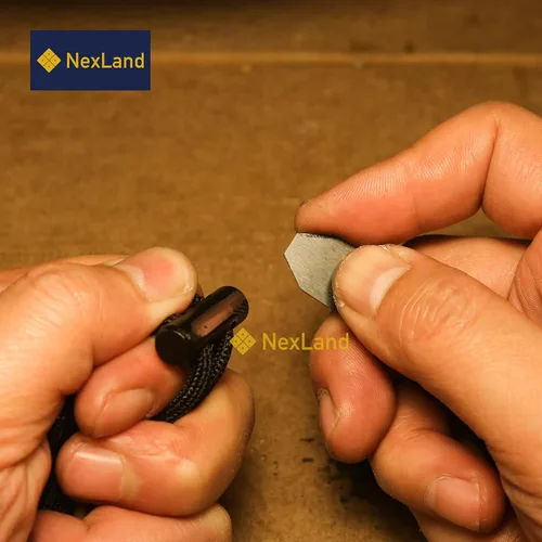 Miniatura 3 de NexLand FNP-FS1 - Collar de cerámica para arrancador de fuego, barra de ferro, cuerda de paracaídas