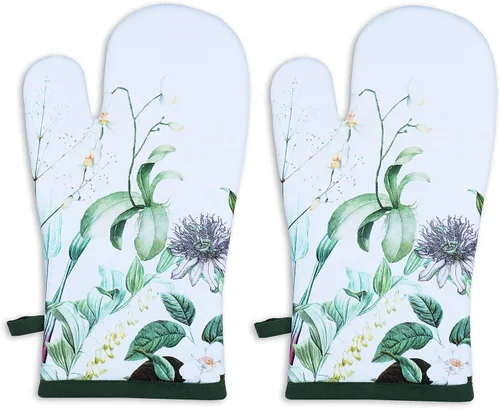 Miniatura 11 de AMOUR INFINI Juego de 2 soportes para ollas de algodón resistentes al calor, antideslizantes de 8 x 8 pulgadas, almohadillas calientes para cocina