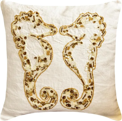 Miniatura 26 de The HomeCentric Funda de almohada color crema para sofá, funda de almohada moderna de 12 x 12 pulgadas, funda de almohada cuadrada de satén, funda