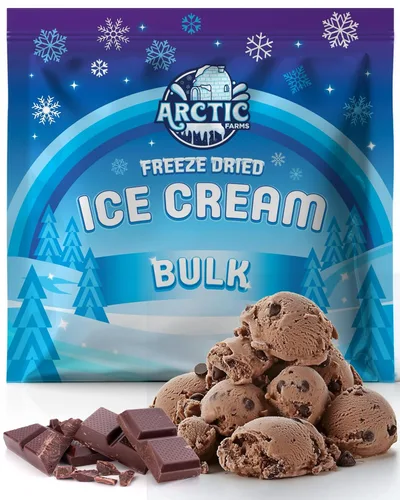 Miniatura 54 de Arctic Farms Trozos de Helado Liofilizado a Granel - No se Derrite (Mantequilla de Maní) (1 libra)