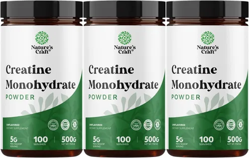 Miniatura 10 de Monohidrato de creatina micronizada en polvo para hombres y mujeres, creatina pura antes y después del entrenamiento para mujeres y hombres