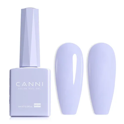 Miniatura 66 de CANNI - Esmalte de uñas de gel rosa claro - 1 unidad de 0.5 onzas, color rosa bebé, color rosa pálido de alto brillo, esmalte de uñas con remojo UV