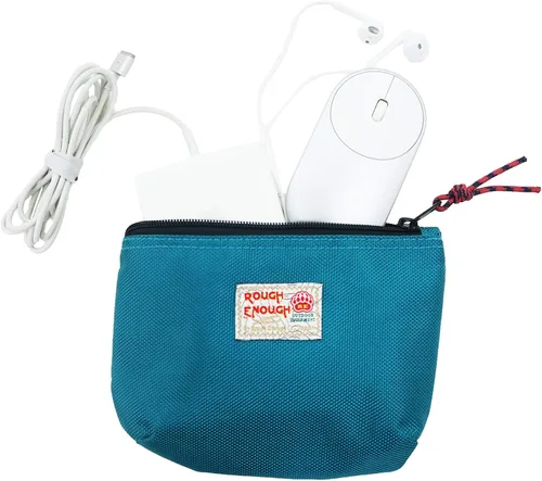 Miniatura 10 de Rough Enough - Bolsa pequeña de almacenamiento tecnológico organizador de cables de viaje para electrónica, cables, cargadores, disco duro, bolsa