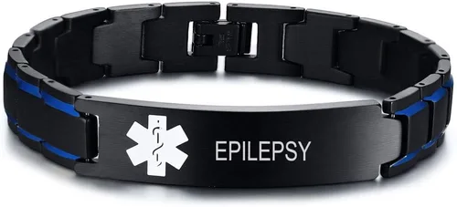 Miniatura 17 de VNOX Pulsera ajustable de acero inoxidable cepillado de 2 tonos con grabado personalizado gratis, identificación de alerta médica, unisex
