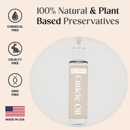 Miniatura 2 de C CARE Aceite en Roll-On para Cutículas Sin Fragancia Aceite Hidratante Natural Revitalizante para Uñas Repara Cutículas Durante la Noche Para