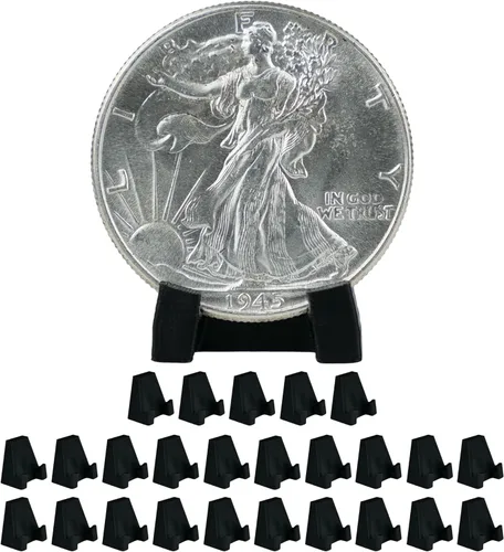 Pineapple Soporte de exhibición de monedas, caballete, soportes para monedas para exhibir una moneda, pequeño coleccionista de plástico (paquete de