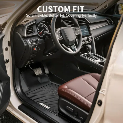 Miniatura 2 de YITAMOTOR Alfombrillas de suelo aptas para Chevrolet Tahoe y GMC Yukon 2015-2020, revestimientos de suelo de TPE para todo tipo de clima, accesorios