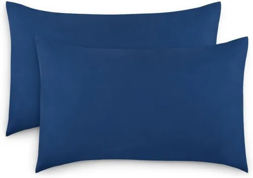 Paquete de 2 fundas de almohada de viaje para niños pequeños - 100% microfibra suave, transpirable e hipoalergénica - Fundas de almohada para niños