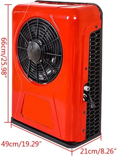 Miniatura 4 de CNCEST 12V Aire acondicionado Kit de aire acondicionado RV Unidad eléctrica universal A/C para enfriamiento de cabina - Aire acondicionado portátil