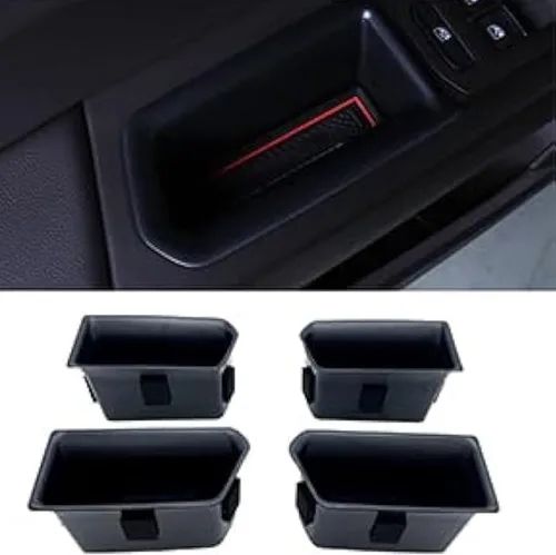 Miniatura 9 de para VW Atlas y Cross Sport Accesorios Organizador de consola central 2018 2019 2020 2021 2022 2023 Inserto ABS Caja de reposabrazos Almacenamiento