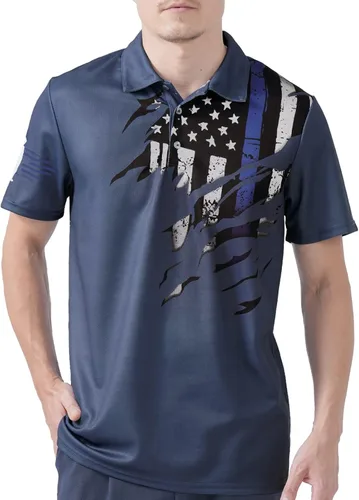 Miniatura 3 de PAGYMO Golf Shirts for Men Funny Golf Polos for Men Tropical Golf Shirts for Men Golf Gift