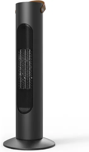 Combo de calentador de torre y ventilador de 25 pulgadas para uso en interiores, calentadores eléctricos de 1500 W, 6 protecciones de seguridad,