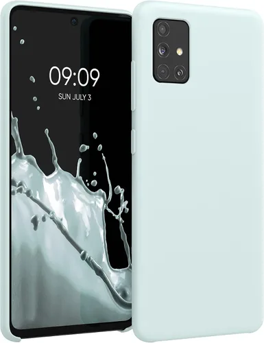 Miniatura 73 de kwmobile Funda Compatible con Samsung Galaxy A14 5G - Funda de teléfono de TPU y silicona con acabado suave - Verde Lima