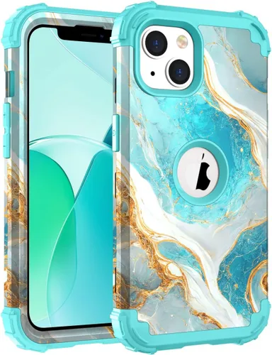 Miniatura 113 de Hocase Funda para iPhone SE 2022/2020, resistente a prueba de golpes, de plástico duro+goma de silicona, funda protectora híbrida para iPhone SE