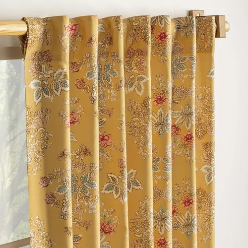 Miniatura 9 de Maison d' Hermine - Cortinas de 100% algodón, dos paneles, con filtro de luz, para sala de estar, dormitorio, con varilla y bolsillos de presillas