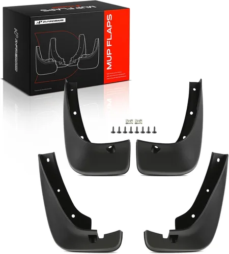 A-Premium Aletas de barro compatibles con Toyota Highlander 2001-2007 Sport Utility, no requiere perforación, protectores de lodo con accesorios de