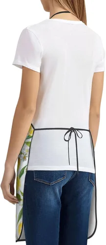 Miniatura 4 de Delantal ajustable impermeable para hombres y mujeres, cocina, hornear, jardinería, trabajo, babero Limón