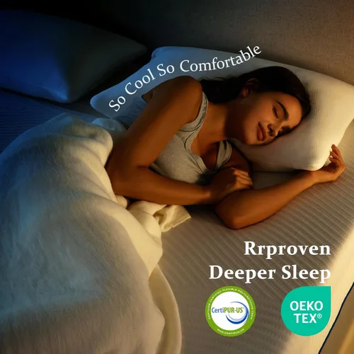 Miniatura 3 de Colchón individual en una caja, colchón de espuma viscoelástica de gel refrescante de 10 pulgadas para alivio de presión y sueño profundo, firmeza