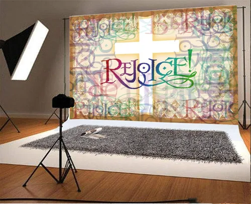 Miniatura 3 de Leyiyi Fondo de fotografía vintage con cruz de 7 x 5 pies, grafiti grunge, vitral, iglesia cristiana, nuestro fondo de fondo, Jesucristo Dios