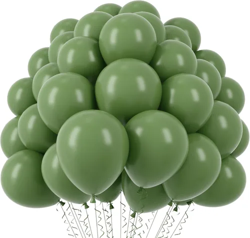 Miniatura 10 de Voircoloria - Globos azul bebé claro, paquete de 66 globos de 12 pulgadas de látex para fiestas para niños y niñas, para cumpleaños, baby shower, 16