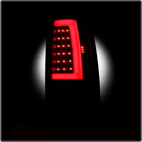 Miniatura 6 de ACANII - Para 2003-2006 Chevy Silverado 1500 2500 3500, juego de luces traseras LED de tubo negro, lámparas de freno, juego de izquierda+derecha
