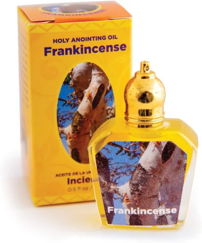 Miniatura 16 de Aceite de unción de tierra santa ámbar de Israel, botella enrollable de 1/2 oz de Jerusalén, hierbas y esencias de origen local, regalo