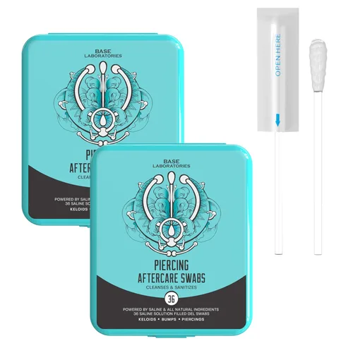Miniatura 10 de Base Labs Gel Hisopos para Eliminación de Queloides y Protuberancias de Piercing Hisopos de Gel para el Cuidado Posterior al Piercing