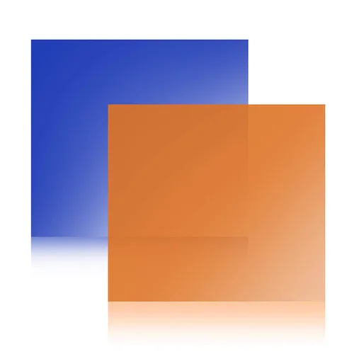 Miniatura 14 de Selens 4 piezas de filtros de geles de iluminación de 16 x 20 pulgadas, película de corrección de color naranja, hojas de plástico, CTO completo 4