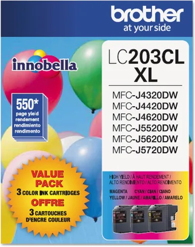 Miniatura 15 de Brother LC2032PKS - Cartuchos originales de tinta negra de alto rendimiento, tinta negra de repuesto, paquete de dos, incluye 2 cartuchos de tinta