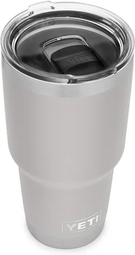 Miniatura 6 de YETI Rambler - Vaso aislado al vacío de acero inoxidable de 30 onzas con tapa MagSlider azul (Offshore Blue)