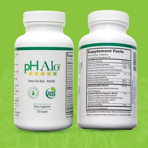 Miniatura 7 de pHAlo Píldoras de suplemento de equilibrio de pH, magnesio, cápsulas de bicarbonatos para el equilibrio alcalino, tratamiento natural