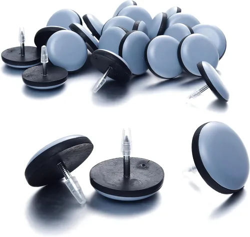 Miniatura 12 de Furniture Glides Sliders-Furnigear PTFE (teflón) para mover patas de silla, deslizadores para alfombras y superficies de madera dura, mueve tus