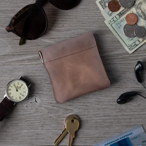 Miniatura 14 de Monedero clásico a presión, de cuero, para hombre de Nabobb, negro