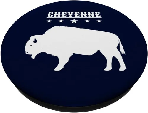Miniatura 2 de Cheyenne Wyoming Bison PopSockets Swappable PopGrip