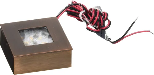 Miniatura 2 de WAC Lighting HR-LED87S-BN Luces LED cuadradas con botón 3000K, bronce cepillado níquel